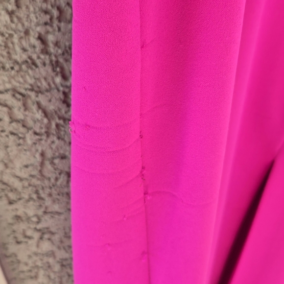 XSCAPE Hot Pink Side Cutout Cocktail Dress - Picture 9 of 14